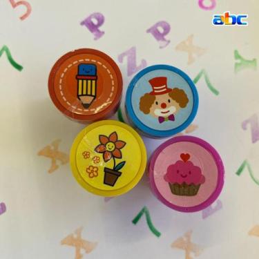 Imagem de Kit de carimbo stamp Cis pedagógico com 4 carimbos