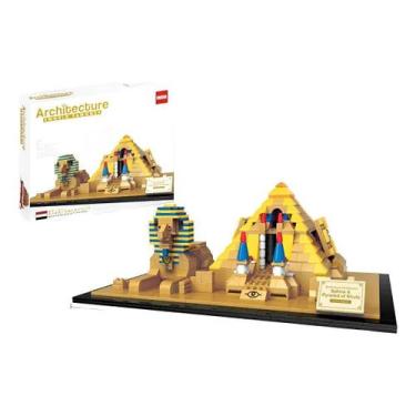 Imagem de Blocos De Montar Esfinge Egípcia E As Pirâmides De Gizé - Dr!Star