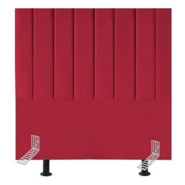 Imagem de Cabeceira Cama Casal Queen Size 160 Cm Lídia Suede E Frame com estilo 