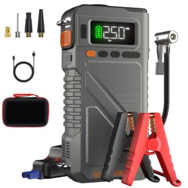 Imagem de Jump Starter portátil para carro Geeneu W150 8000A com compressor de a