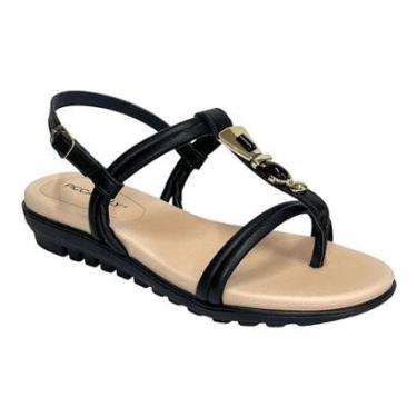 Imagem de Sandália Piccadilly Anabela Marli 523002 Preto-Feminino