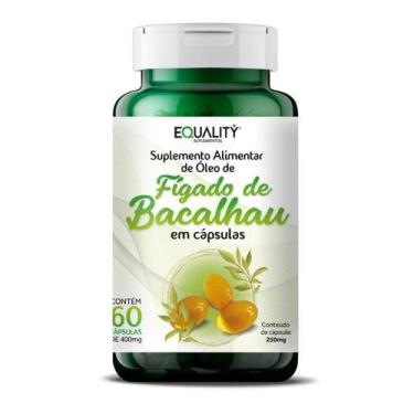 Imagem de Óleo de Fígado de Bacalhau 400mg Pote 60 Cápsulas - Equality Suplement