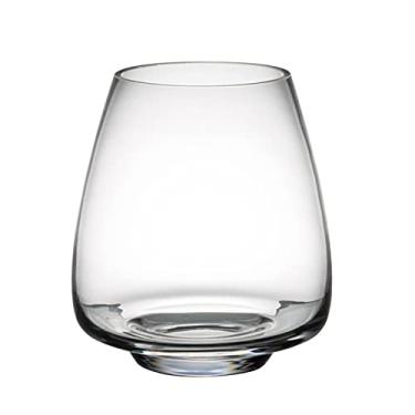 Imagem de CUTPOIY Vaso de vidro criativo, vaso de flores para casa sala de estar ornamentos decorativos aquário de peixe dourado (12 * 18 cm)