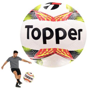 Imagem de Bola Campo Slick 24 Futebol Jogo Treino Resistente Atividade - Topper