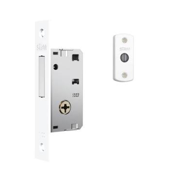 Imagem de Fechadura de Segurança Trava Auxiliar 1003 Tetra Chave Branco 18mm Sta