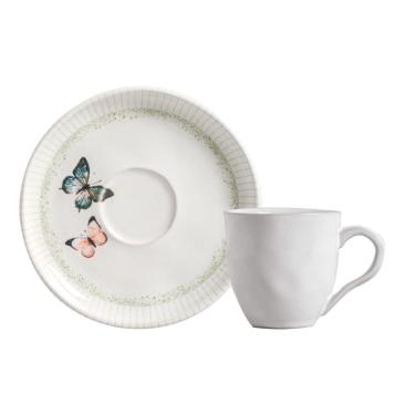 Imagem de Conjunto com 6 Xícaras De Café com 6 Pires Bio Refúgio