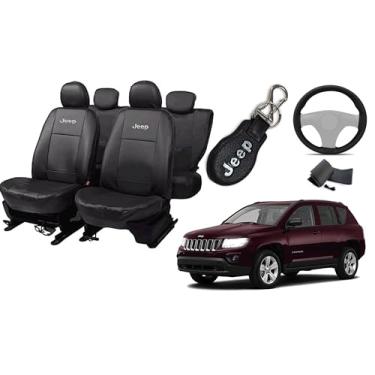 Imagem de Capa de couro para o banco jepp compass 2007-2010 proteção impermeável