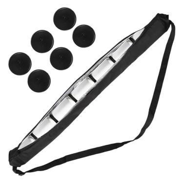 Imagem de Sinbana Manga de cerveja de golfe, 90 x 8 cm/6,5 x 6,5 cm, suporte para bebidas isoladas para sacos de golfe com molde de gelo, acessórios de bebida para lata de cerveja, serve para a maioria dos