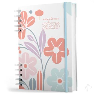 Imagem de NISTI PRINT, Planner Visão Semanal e Mensal Capa Dura Coleção Cute Bloom