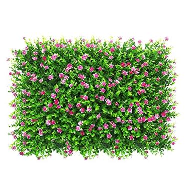 Imagem de GLOGLOW Privacidade do Jardim e Telas de Proteção Painéis de Parede de Grama Artificial, Painéis de Sebes Artificiais de 40x60cm Tela de Cerca de Topiária para Decoração de Quintal de Jardim Ao Ar