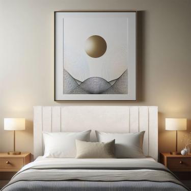 Imagem de Cabeceira Estofada Casal 1,40m Austria Suede - Pallazio Cor Preto