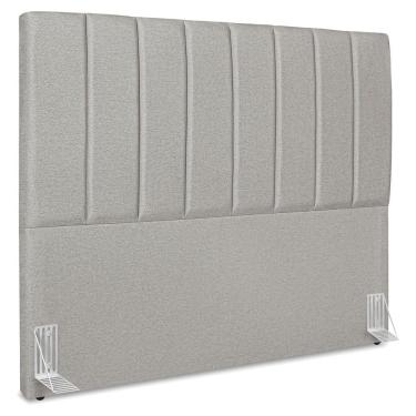 Imagem de Cabeceira Queen 160 Cm Com Frame Dalia Linho Cinza Artte Cinza