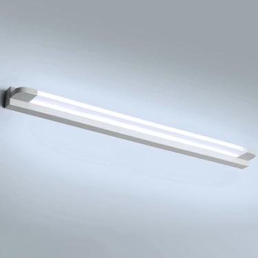 Imagem de Luminária de parede LED para banheiro, branca, com espelho frontal, IP44, para exibição de fotos, arandela para espelho, luminária de parede moderna para leitura em hotéis e restaurantes, à