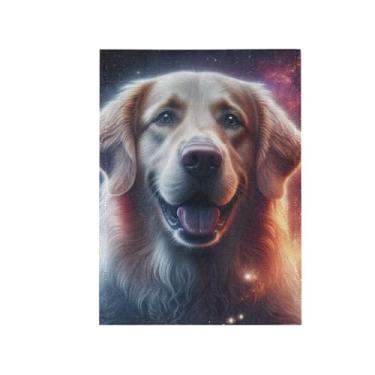 Imagem de Cão céu estrelado pequena bandeira de jardim ao ar livre 30,5 x 45,7 cm bandeiras decorativas dupla face vertical para exterior