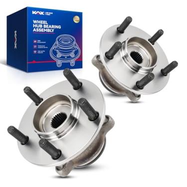 Imagem de KAX Par de rolamentos de roda traseira 512564 compatível com Mitsubishi Outlander Sport 2013-2020 4WD, Mitsubishi Outlander 2014-2020 AWD, Mitsubishi Eclipse Cross 2018-2020 AWD, 5 terminais