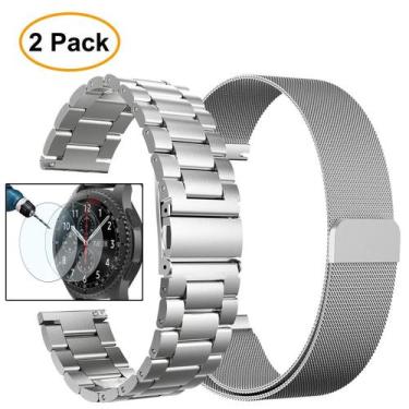 Imagem de Kit Pulseira Para Gear S3 Frontier S3 Classic Milanese Loop Pulseira d