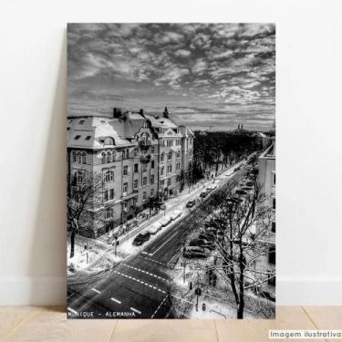 Imagem de Placa Decorativa Monumento Munique Alemanha - TACOLADO PAPEL DE PAREDE