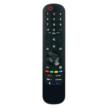 Imagem de MR21GA AKB76036202 Controle remoto de substituição Magic Voice Command adequado para LG TV 2021 OLED TVs G1 C1 A1, QNED Mini-LED-TV QNED99 QNED90, NanoCell NANO99 NANO90 NANO85 NANO80 NANO75, UHD