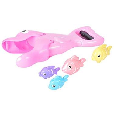 Imagem de Brinquedo de captura de peixe, brinquedos de banheira não tóxicos e seguros, material de qualidade de coordenação óculo-manual para crianças (clipe de golfinho)