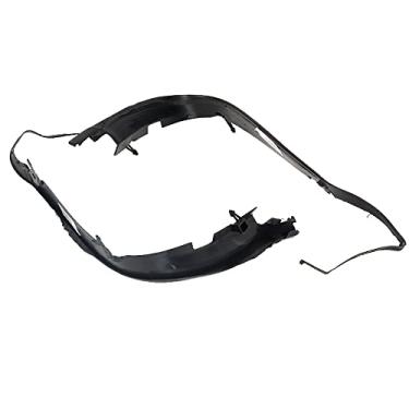 Imagem de JESYMBX 1 par/2 peças farol de automóvel tampa de vedação acabamento de vedação esquerda borracha de substituição para Audi A6 C5 2002 2003 2004 2005 Facelift 4B0941191A 4B0941192A estilo de carro preto