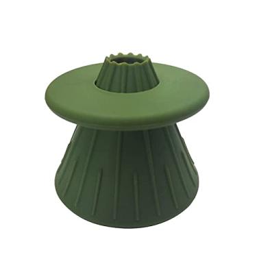 Imagem de copo de filtro de café,Gotejador de café dobrável, silicone de grau alimentício, gotejador de café cônico com anel de isolamento para casa(Green)