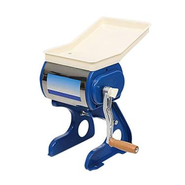 Imagem de Máquina manual de macarrão com manivela, moedor de carne, ferramentas de cozinha, cortador de vegetais, máquina de trituração de linguiça de corte rápido, máquina de encher de salsicha, azul