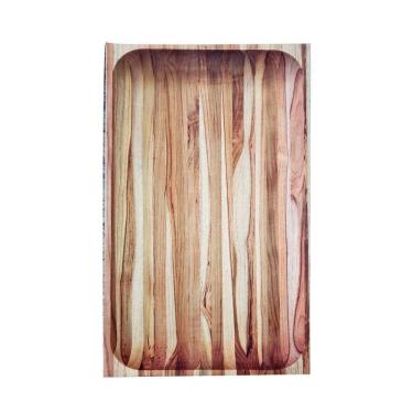 Imagem de Gamela Média Tramontina Madeira Teca Acabamento Em óleo Mineral 450x280x50 Tramontina