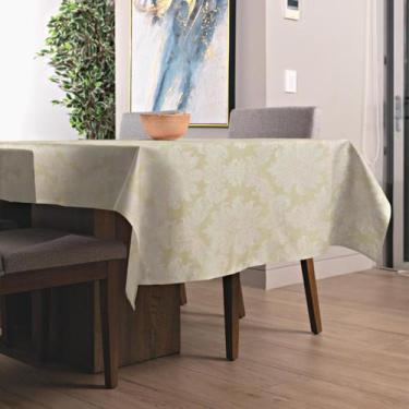 Imagem de Toalha de Mesa Jacquard Retangular 2,40m  - MUMUDECOR, 24 CREME