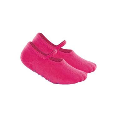 Imagem de Kit 2 Pares de Sapatilhas Bebê Antiderrapante Lupo 2027-004, Rosa
