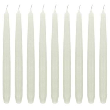 Imagem de Kit 10 Vela Lisa 25 Cm Brancas Decoração Festa Casamento - Velitas (r)