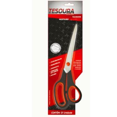 Imagem de Tesoura 19,5cm Picotar Black Reta Multiuso Inoxidável - arthouse