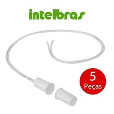 Imagem de Sensor De Alarme Magnetico Intelbras Com Fio Xas De Embutir