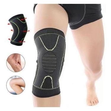 Imagem de Joelheira tensor joelhos proteção compressor muscular  1 par - ZEM