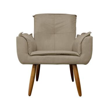 Imagem de Poltrona Decorativa Emília Plus Suede Diversas Cores - Ds Estofados, C