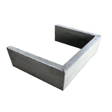 Imagem de MÓDULO PARA CHURRASQUEIRA PREDIAL PRÉ MOLDADA 85cm - CIMENTO NATURAL -