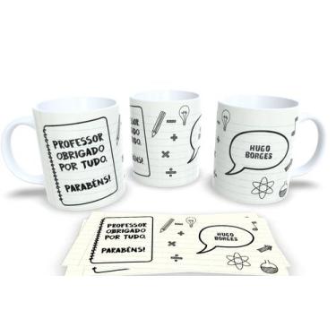 Imagem de Canecas Personalizadas dia dos Professores - Estampa Sublimada, Mod.47