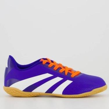 Imagem de Chuteira Adidas Predator Essentials 24.5 IN Futsal Juvenil Azul-Unissex