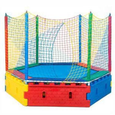 Imagem de PISCINA DE BOLINHAS e CAMA ELÁSTICA - 2 PRODUTOS EM 1 - SEXTAVADA - JU