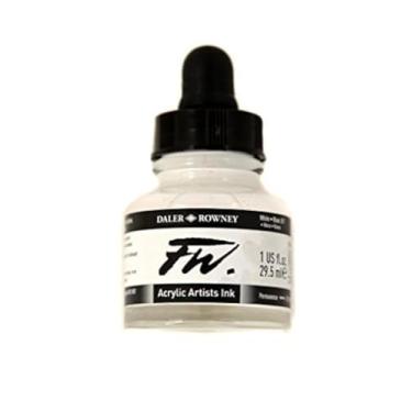 Imagem de Daler Rowney Tinta acrílica FW Artists pote de 29,5 ml - Branco