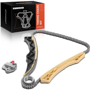 Imagem de A-Premium Kit de corrente de distribuição do motor com tensor [compatível com DOHC, L4 1,6L] Compatível com veículos Hyundai e Kia, serve para Accent 12-20, Elantra, Kona, Sonata, Tucson, Optima