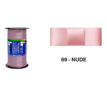 Imagem de Fita Cetim Najar Nº1 * ROLO 100m X 7mm, 69-Nude