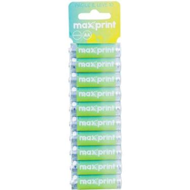 Imagem de Pilha Alcalina AA 1,5V 2450MAH PACK Promocional com 10 Unidades - Maxp
