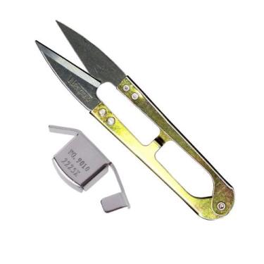 Imagem de Kit Tesoura Pic Arremate Guia Magnético Pq Costura Patchwork - Levolpe