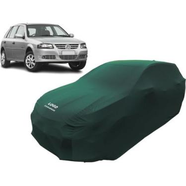 Imagem de Capa Para Cobrir Carro Volks Gol G4 Power Tecido Helanca - Mz, Verde