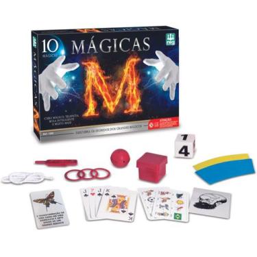 Imagem de Jogo Brinquedo Infantil Kit Mágicas M Com 10 Truques Para Crianças Sho