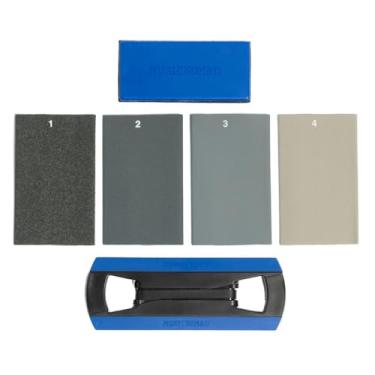 Imagem de MusicNomad Tracers Fret Erasers 6 peças Kit de acabamento para lixar, polir e polir após coroamento, curativo ou chanfradura (MN860)