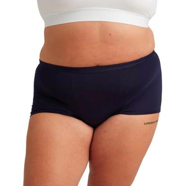 Imagem de Saalt Roupa íntima confortável modal de menstruação – super absorvente – confortável, fina e mantém você seco de todos os vazamentos (pequeno, céu noturno)