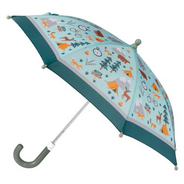 Imagem de Stephen Joseph, Guarda-chuva para bebês e crianças pequenas com fecho sem beliscar e design colorido, ao ar livre, Exterior, One Size, Stephen Joseph Guarda-chuva infantil