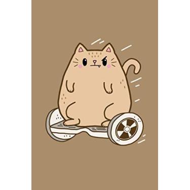 Imagem de Hoverboard Cat: Dot Grid Journal Notebook (6x9 inches) with 120 Pages