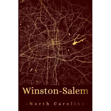 Imagem de Winston-Salem North Carolina: Your city, your region, your home! | Composition Notebook 6x9 plaid 120 pages